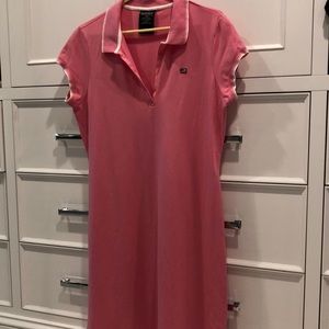 Vintage Polo Jeans Co. Ralph Lauren pink t-shirt dress, size XL